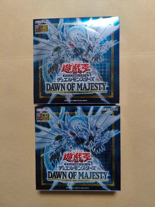 Yu-Gi-Oh Dawn of Majesty Box — Japanese