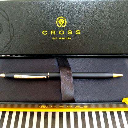 Cross Classic Century pen in unused condition with original box on a plain background
