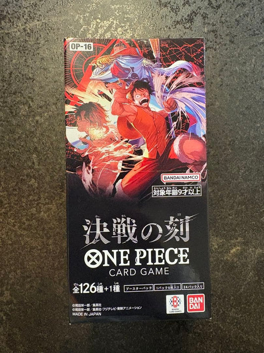 One Piece Sealed Unopened Decisive Moment 1BOX Box — Japanese