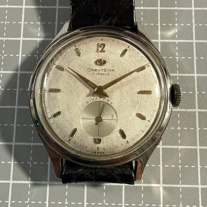 ORIENT B型 戦後スモセコ 17石 Manual Men's Watch — Japanese