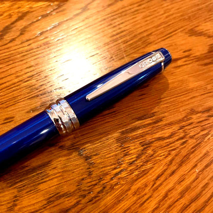 Cross Model No. 26 black oil-based ballpoint pen, unused with minor scratches, Japanese import