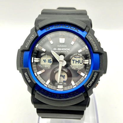 Casio G-Shock GAW-100B-1A2JF men's blue and black radio solar watch Japan import