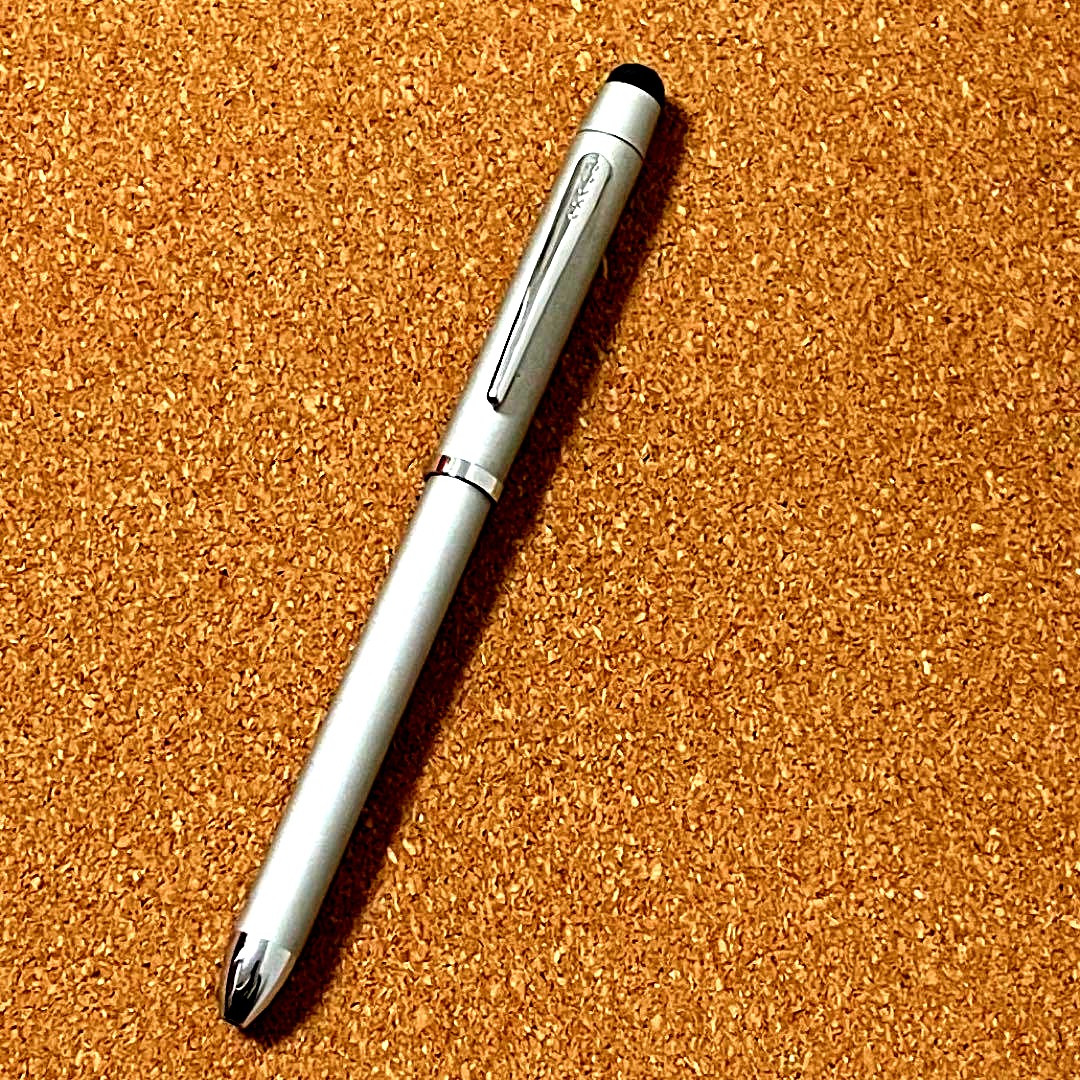 Cross multi-function ballpoint pen with ink, used condition, minor scratches, Japan import