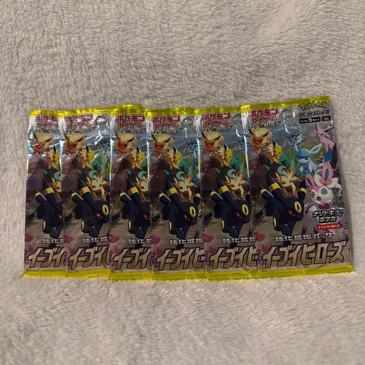 Pokemon Eevee Pack — S Enhanced Expansion Pack Eevee Heroes — Japanese