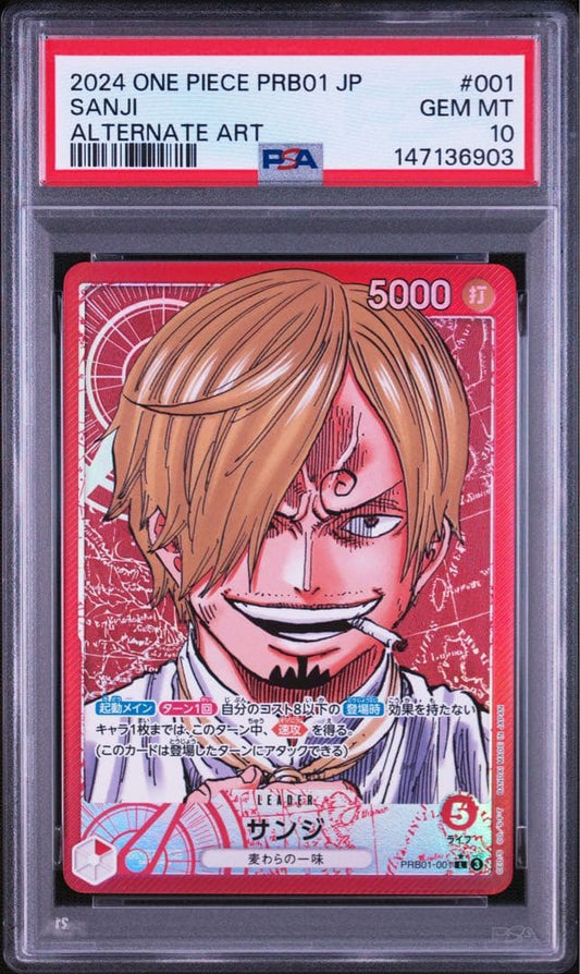 PSA 10 One Piece Sanji L — Japanese