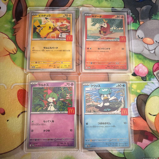 Pokemon Pokémon Card McDonald's Promo 4-Card Set — Japanese