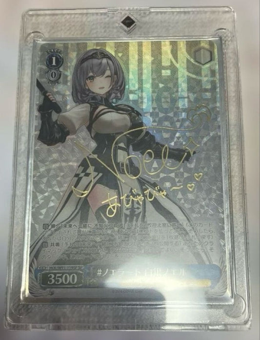 Weiss Schwarz hololive production Hololive Weiss Schwarz Shiragane Noel SP Sign #Noelart — Japanese