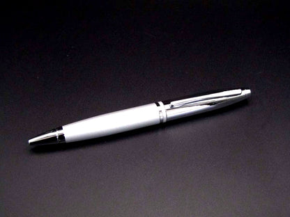Cross Kurei AT0112-4 satin chrome oil-based ballpoint pen with twist mechanism and original box