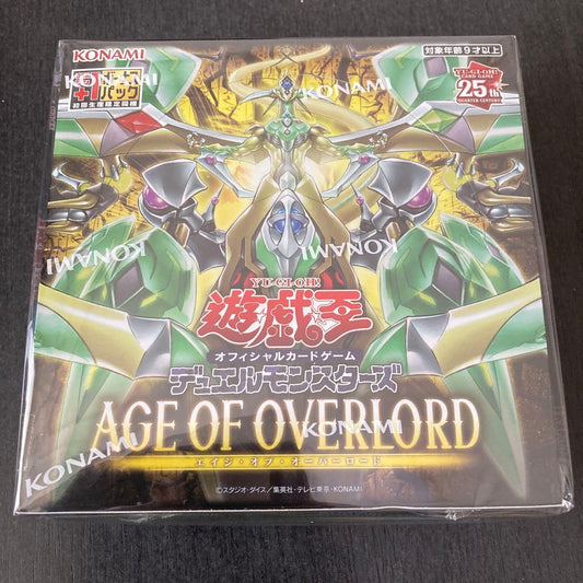 Yu-Gi-Oh Unopened Official Yu-Gi-Oh! Card Game Age of Overlord Box Box — Japanese