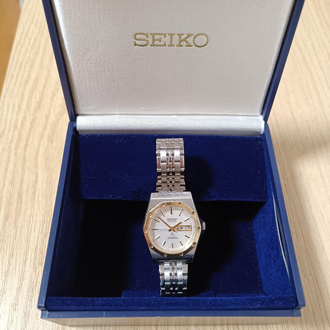 SEIKO Silver Wave Quartz Men's Watch — Japanese