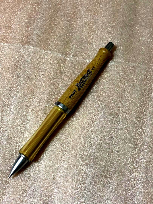 PILOT Just Meet 0.5mm mechanical pencil with sleek silver body and black grip shown on white background