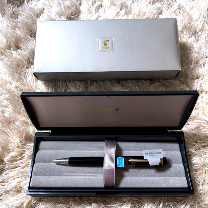 中古 Pilot BKVHN-55R 0.7 black ballpoint pen with Acrion ink and dedicated case