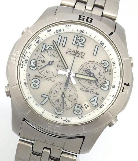 CASIO Overland SBTR009 Solar Men's Watch — Japanese