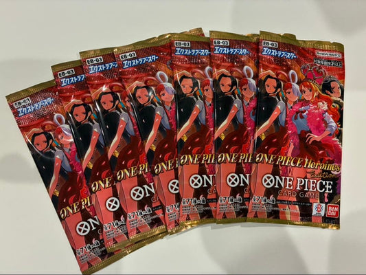 One Piece One Piece Card Game Extra Booster 7-Pack Pack — Heroines Edition EB-03 — Japanese