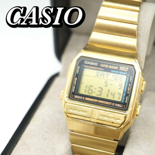 CASIO DataBank150 DB-1500 Digital Men's Watch — Japanese