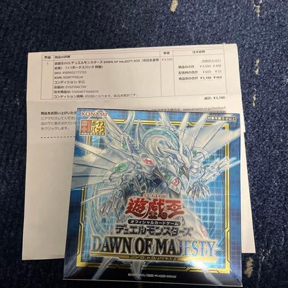 Yu-Gi-Oh Yu-Gi-Oh! OCG Dawn of Majesty Limited Edition Box Shrink Box — Japanese