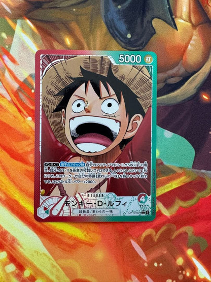 One Piece Luffy L — OP13-001 — Japanese
