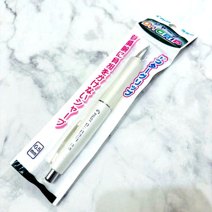 PILOT Dr.Grip mechanical pencil in pearl white, old vintage model with ergonomic grip