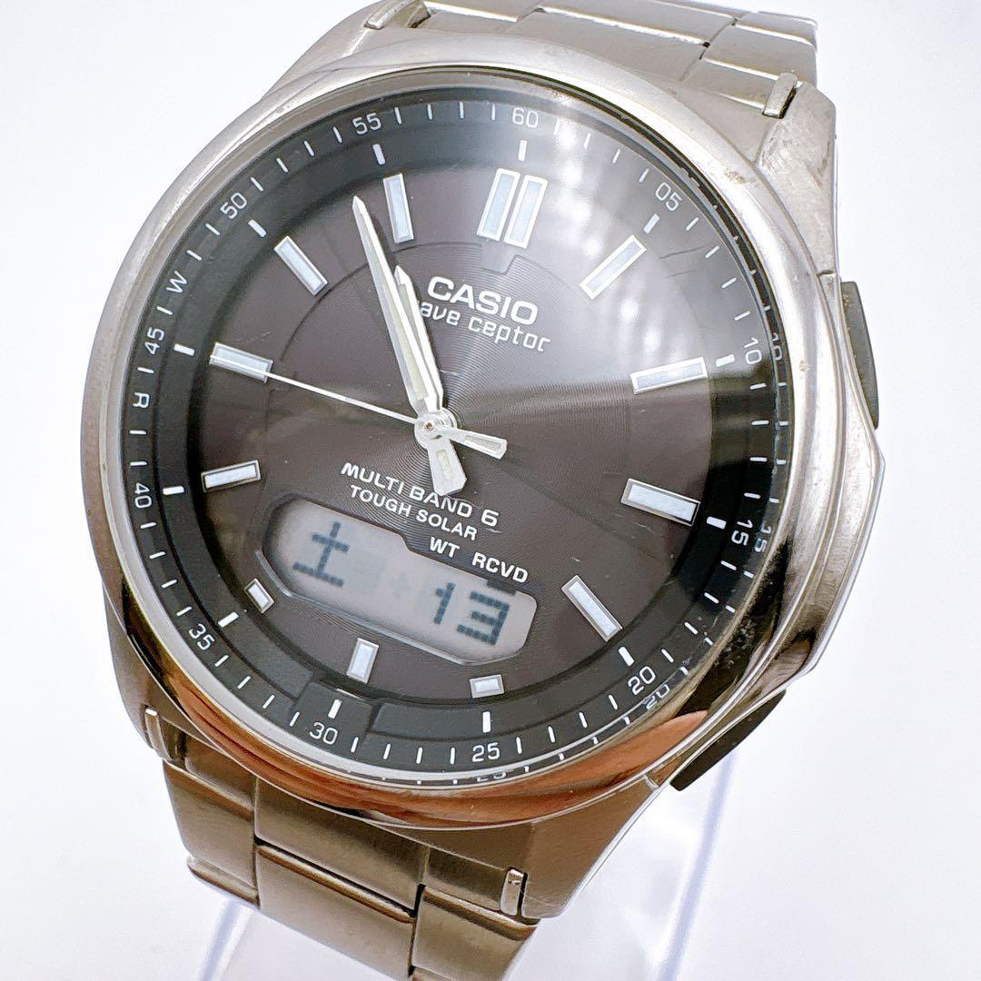 CASIO WAVECEPTOR〜009 Solar Men's Watch — Japanese
