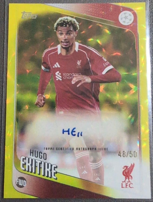 25topps Japan edition Ekitike Autograph Card — Japanese
