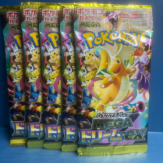 Pokemon Unsearched Pokémon Card Mega Dream ex High-Class Pack Unopened Bundle Pack — M High Class Pack MEGA Dream ex — Japanese