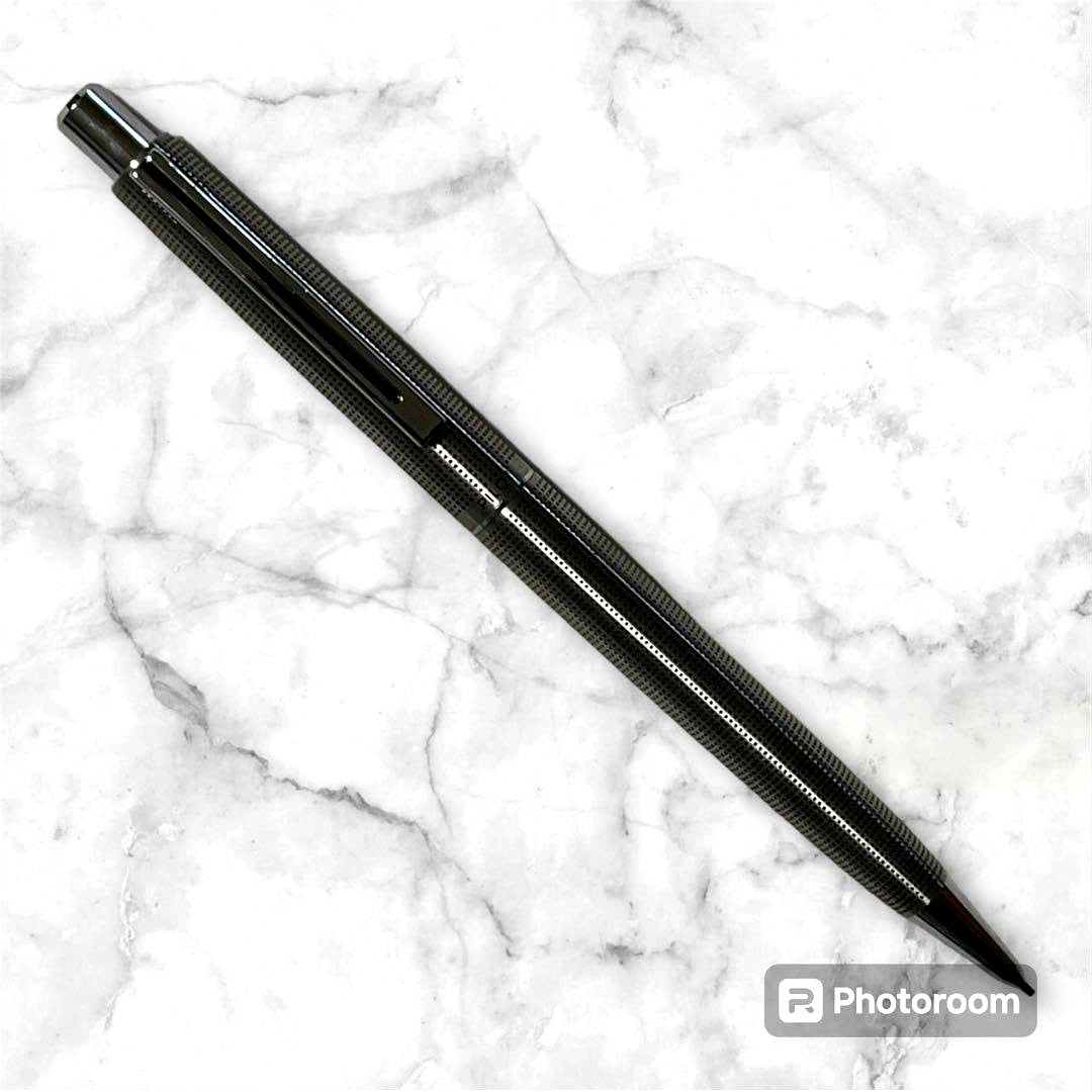Silver Pilot Mechanical Pencil featuring etching process finish and smooth lead feed mechanism