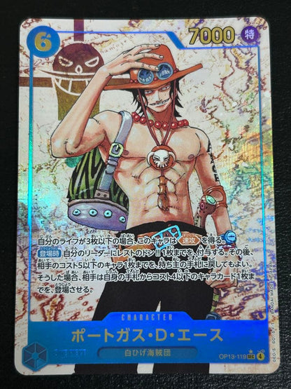 One Piece Portgas D. Ace — OP13-119 — Japanese