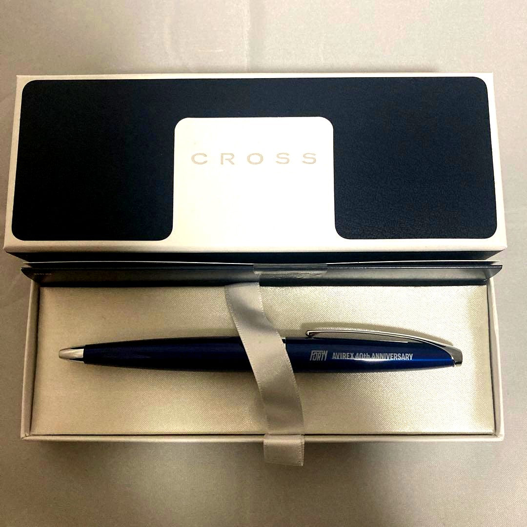 Avirex 40th Anniversary Cross ballpoint pen Japan import with classic design, shown unopened and unused
