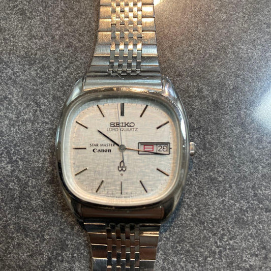SEIKO x Canon STAR MASTER Quartz Men's Watch — Japanese
