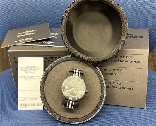 swatch OCEAN OF STORMS SO35B400 Automatic Men's — Japanese