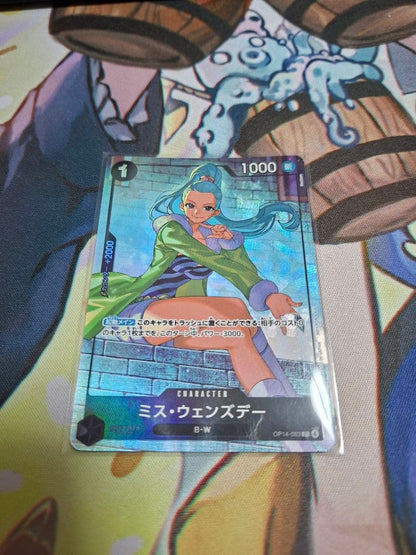 One Piece One Piece Card Miss Wednesday Parallel — Japanese