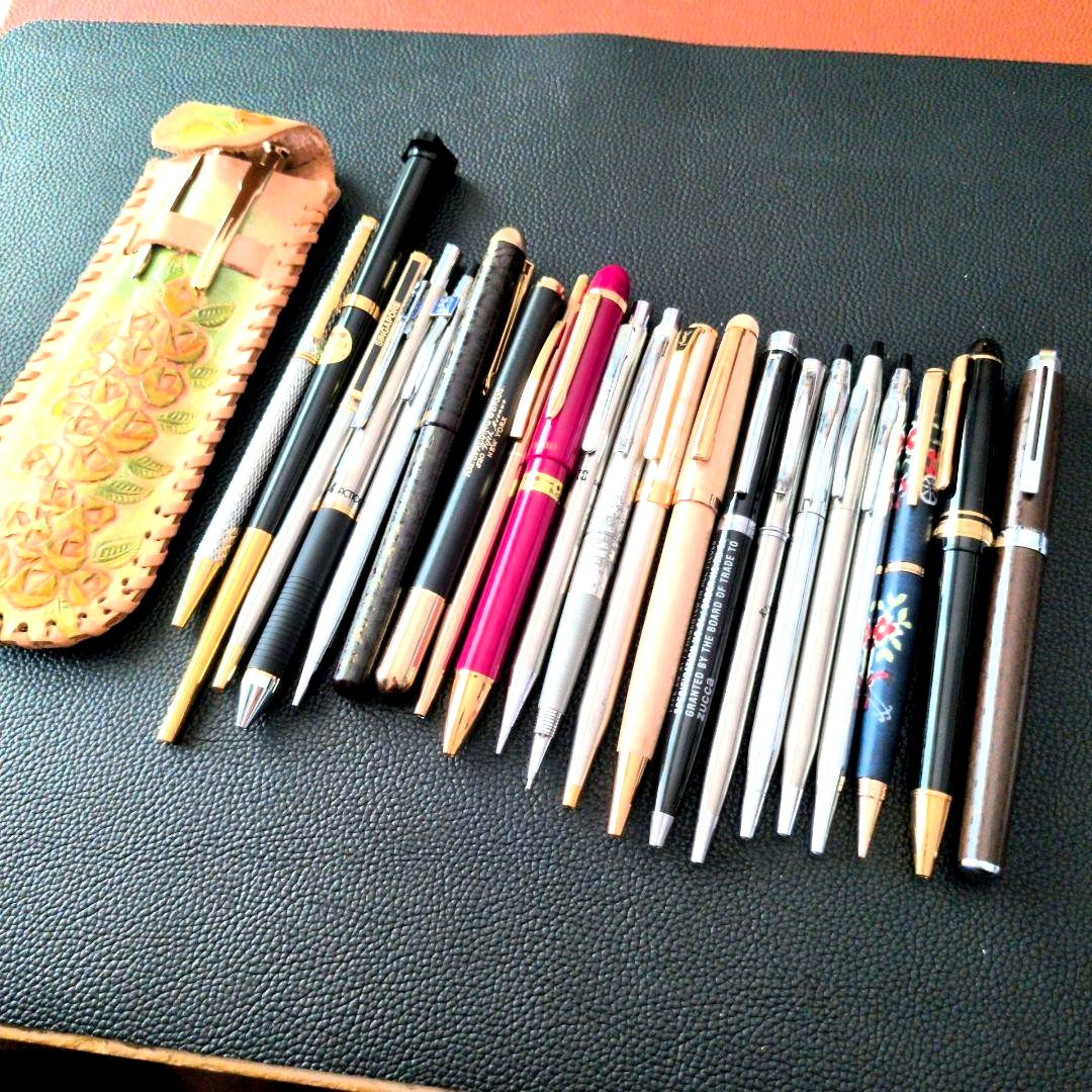 Pilot Cross Platinum Coach DAKS ballpoint pen fountain pen mechanical pencil set