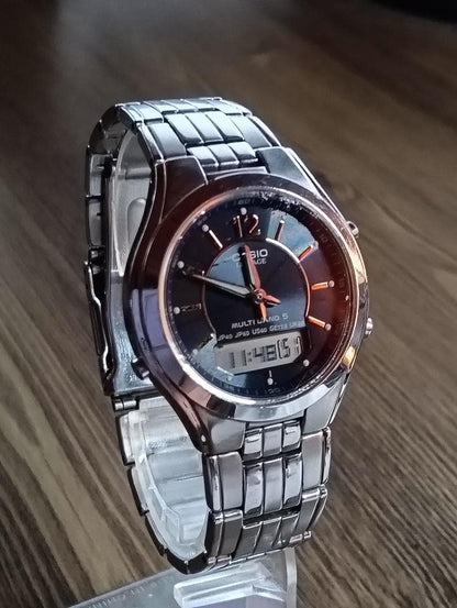 CASIO LCW-M200② Solar Men's Watch — Japanese