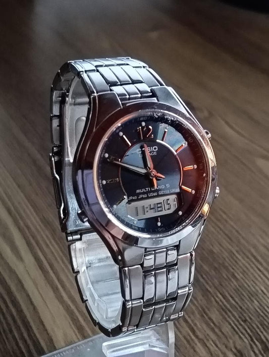 CASIO LCW-M200② Solar Men's Watch — Japanese