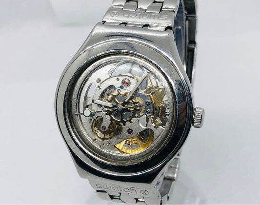 swatch IRONY Skeleton Automatic Men's — Japanese