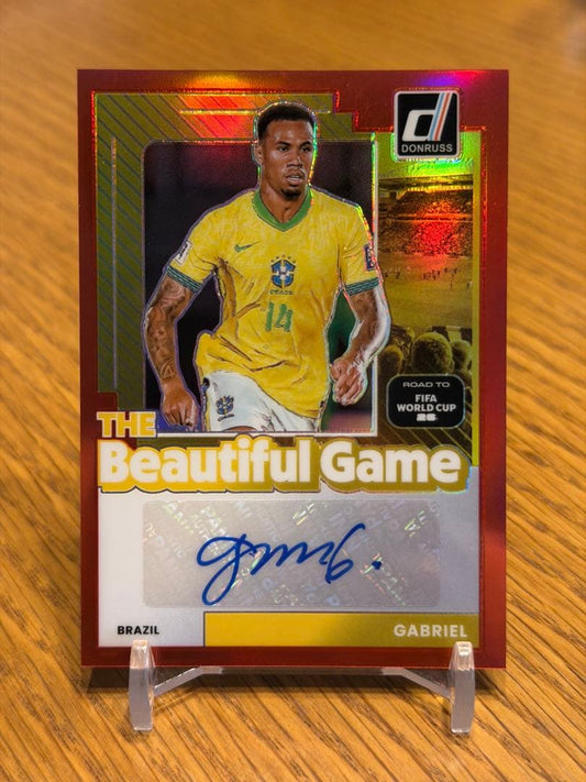 Gabriel 49 Limited Autograph Card Brazil National Team Arsenal — Japanese