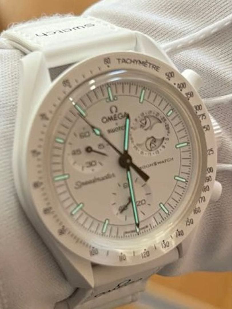 swatch オメガ×スウォッチ ミッショントゥ ムーンフェイズ SO33W700 Quartz Men's — Japanese