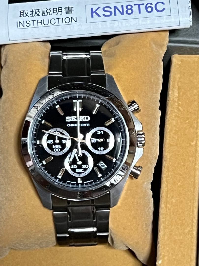 SEIKO KSN8T6C Quartz Men's Watch — Japanese