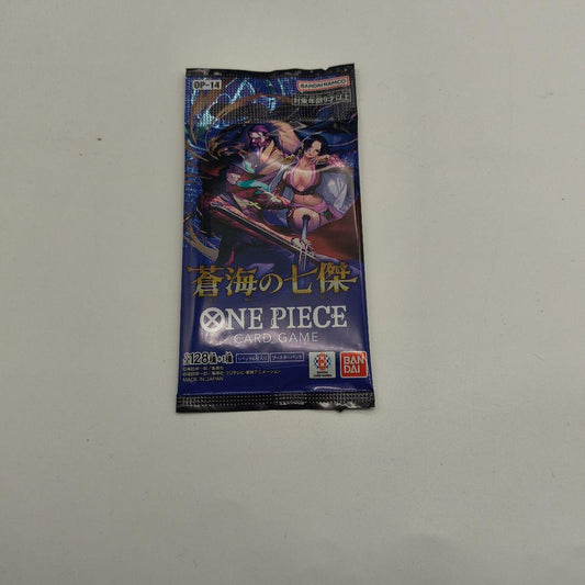 One Piece One Piece Card Game Crimson Tide of the Seven Warlords OP-14 Booster Pack Pack — OP-14 — Japanese