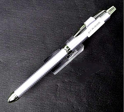 PILOT 2+1 RIDGE silver rotating multi-function pen with sleek design and compact size