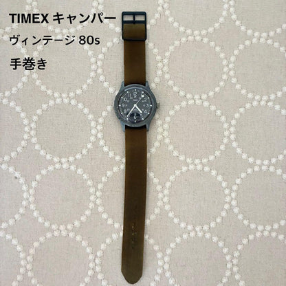 TIMEX Camper Vintage 80s Self-Winding Manual Men's Watch — Japanese