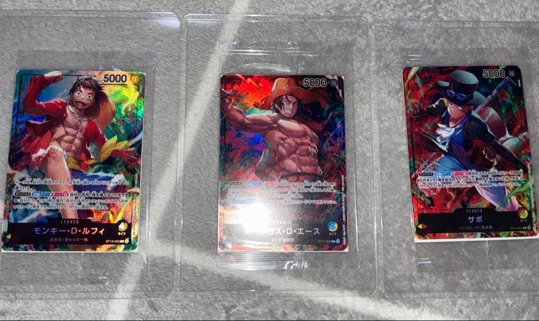 One Piece Unopened One Piece Card Game Seven-Eleven Promotion 3 Card Set Pack — Japanese