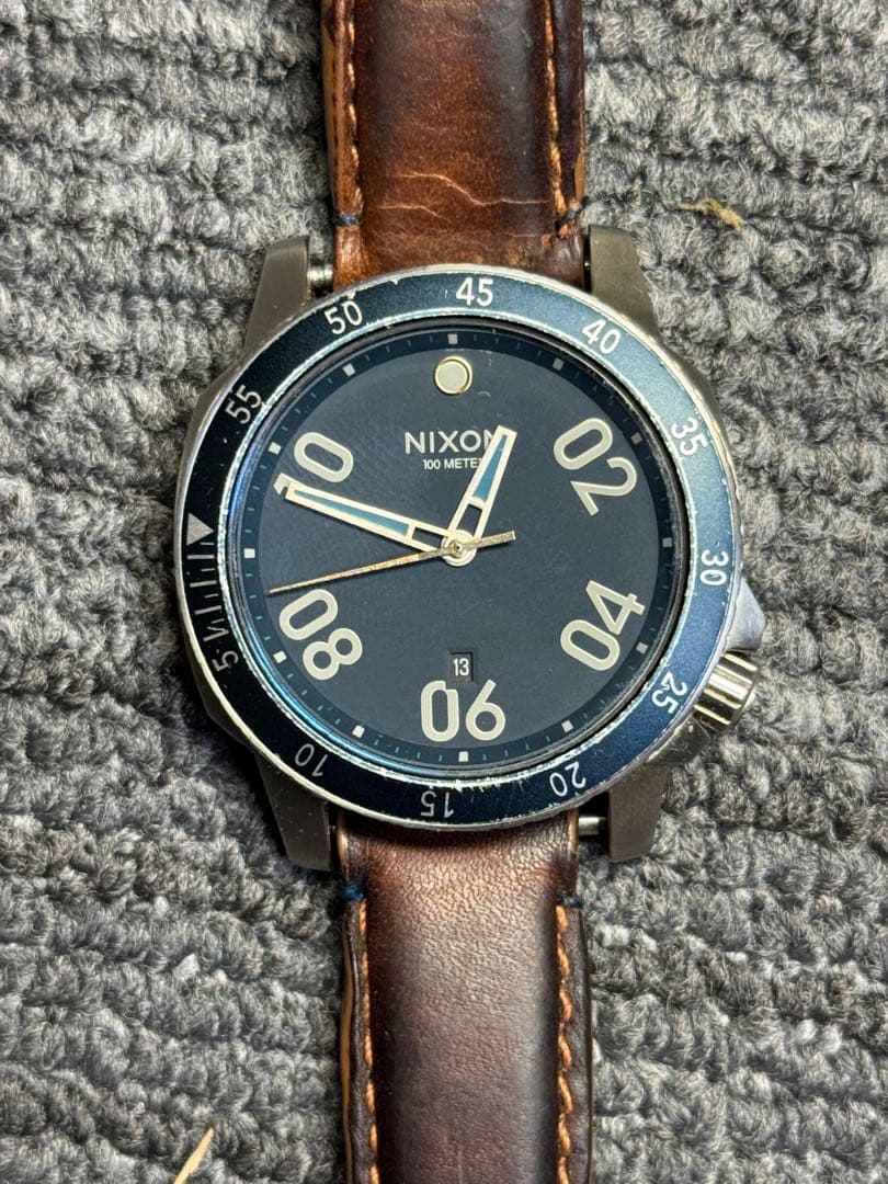 NIXON THE RANGER LEATHER Quartz Men's Watch — Japanese