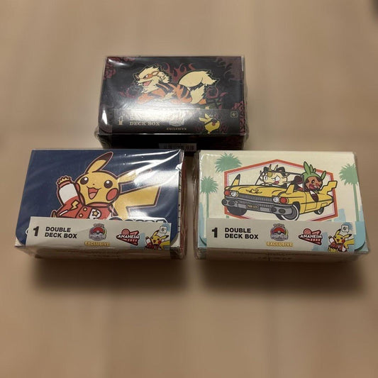 Pokemon WCS2025 Double Deck Case Set Pokémon Center Anaheim Overseas Box — Japanese