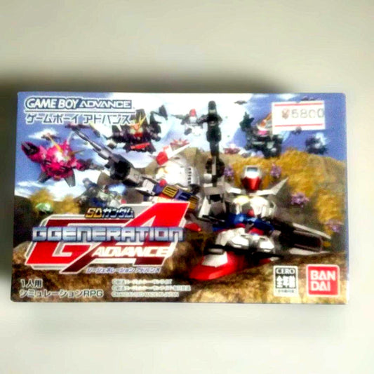 Game Boy Advance cartridge of SD Gundam G Generation Advance in original unopened packaging with good box condition