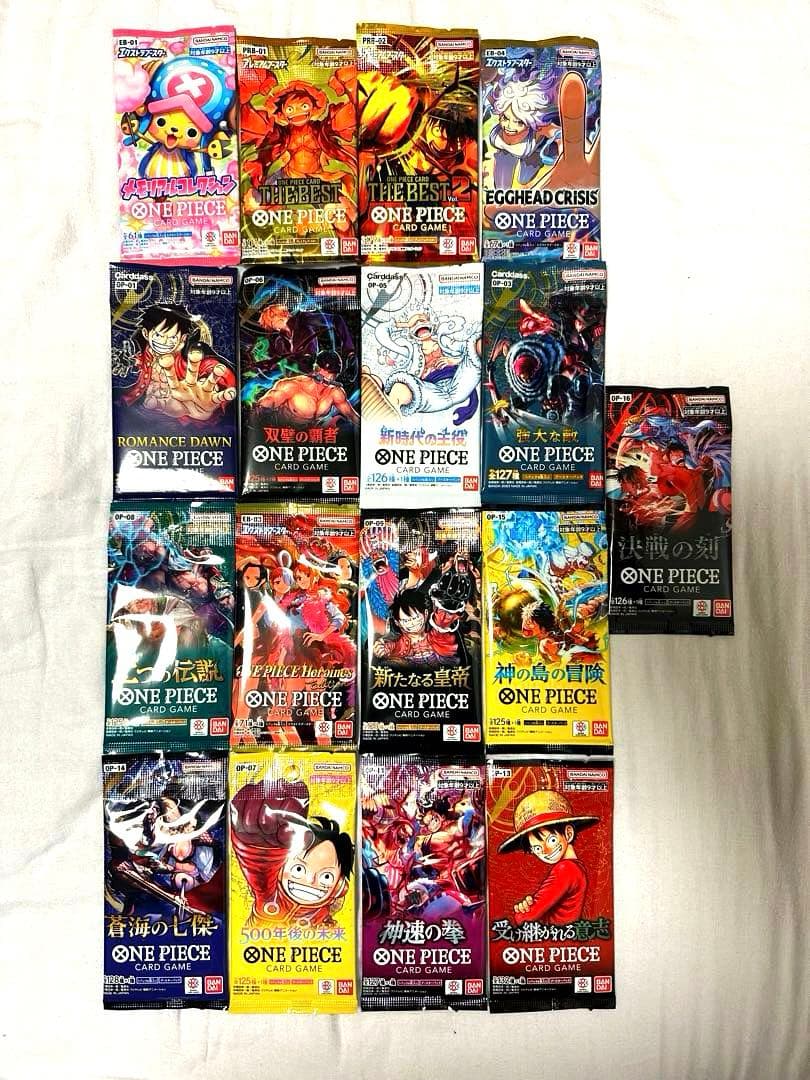 One Piece One Piece Card Pack All 17 Types Set L — Japanese