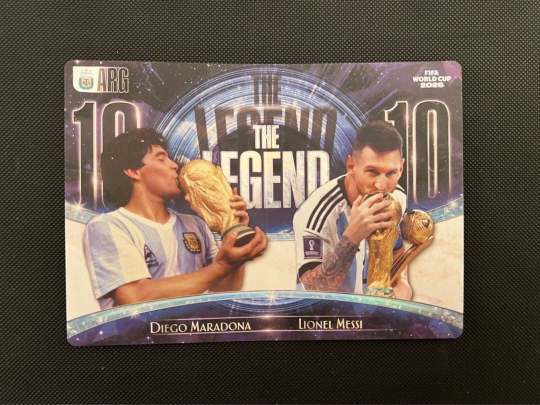 Panini World Cup Maradona Messi Insert — Japanese
