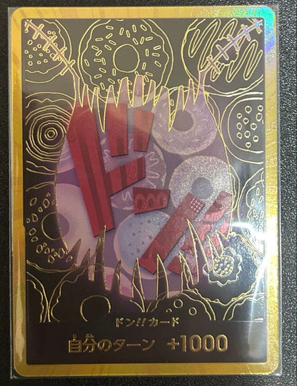One Piece One Piece Card Game Don! Card Katakuri Super Parallel Gold Don — Japanese