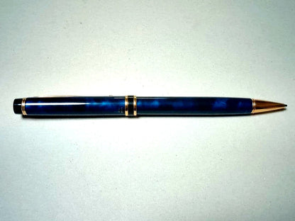 PILOT GRANCE Blue Marble mechanical pencil 0.5mm with blue patterned barrel and metal clip