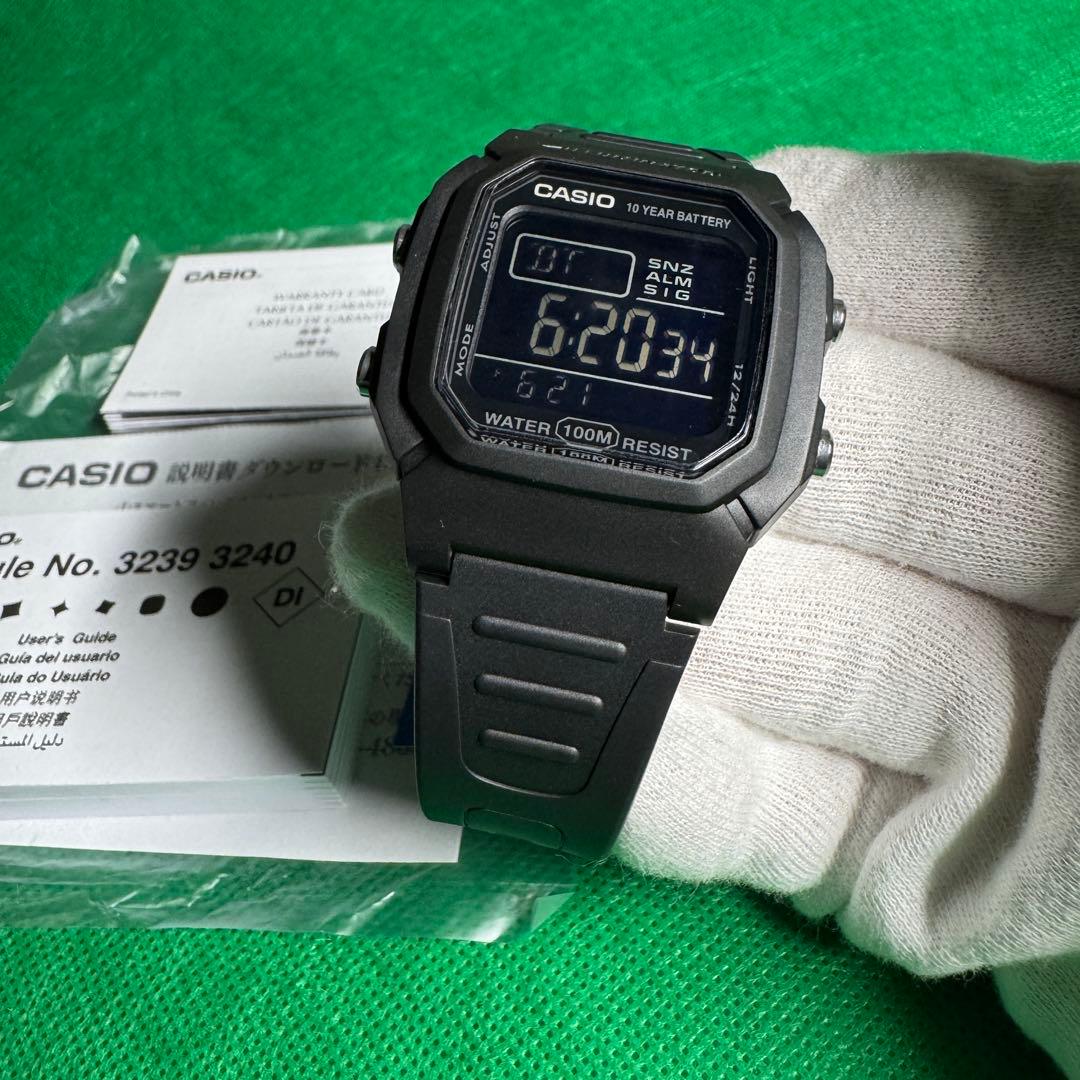 CASIO W-800H-1BV Quartz Men's Watch — Japanese